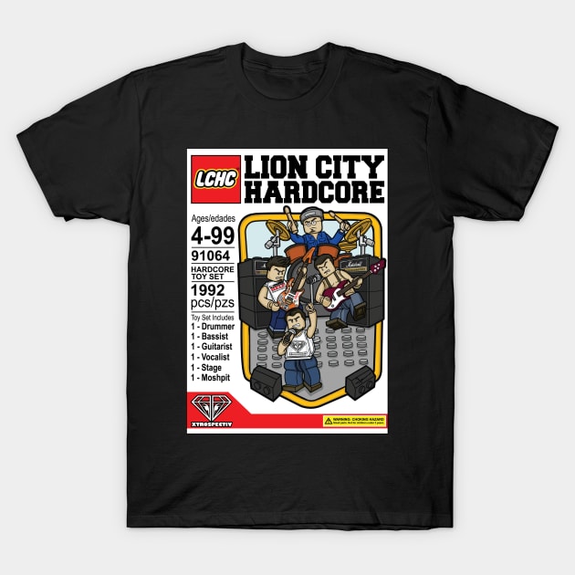 LION CITY HARDCORE T-Shirt by xtrospectiv
